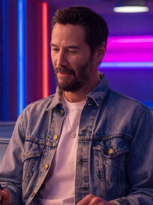 Keanu Reeves Outcome 2026 Blue Denim Jacket