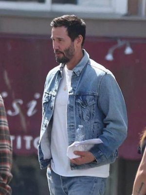 Keanu Reeves Outcome 2026 Blue Denim Jacket