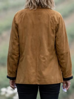 Lillian Vandenberg Dear Life Brown Suede Jacket