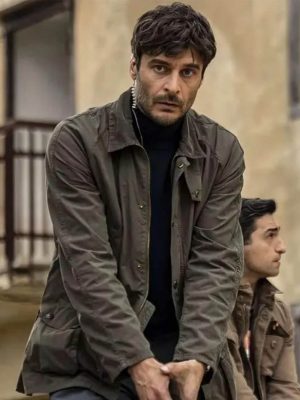 Lino Guanciale The Invisible 2026 Cotton Jacket