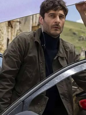 Lino Guanciale The Invisible 2026 Cotton Jacket