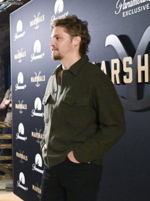 Luke Grimes Marshals 2026 Wool Jacket