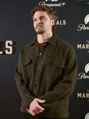 Luke Grimes Marshals 2026 Wool Jacket