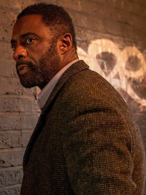 Luther: The Fallen Sun S01 Idris Elba Grey Trench Coat