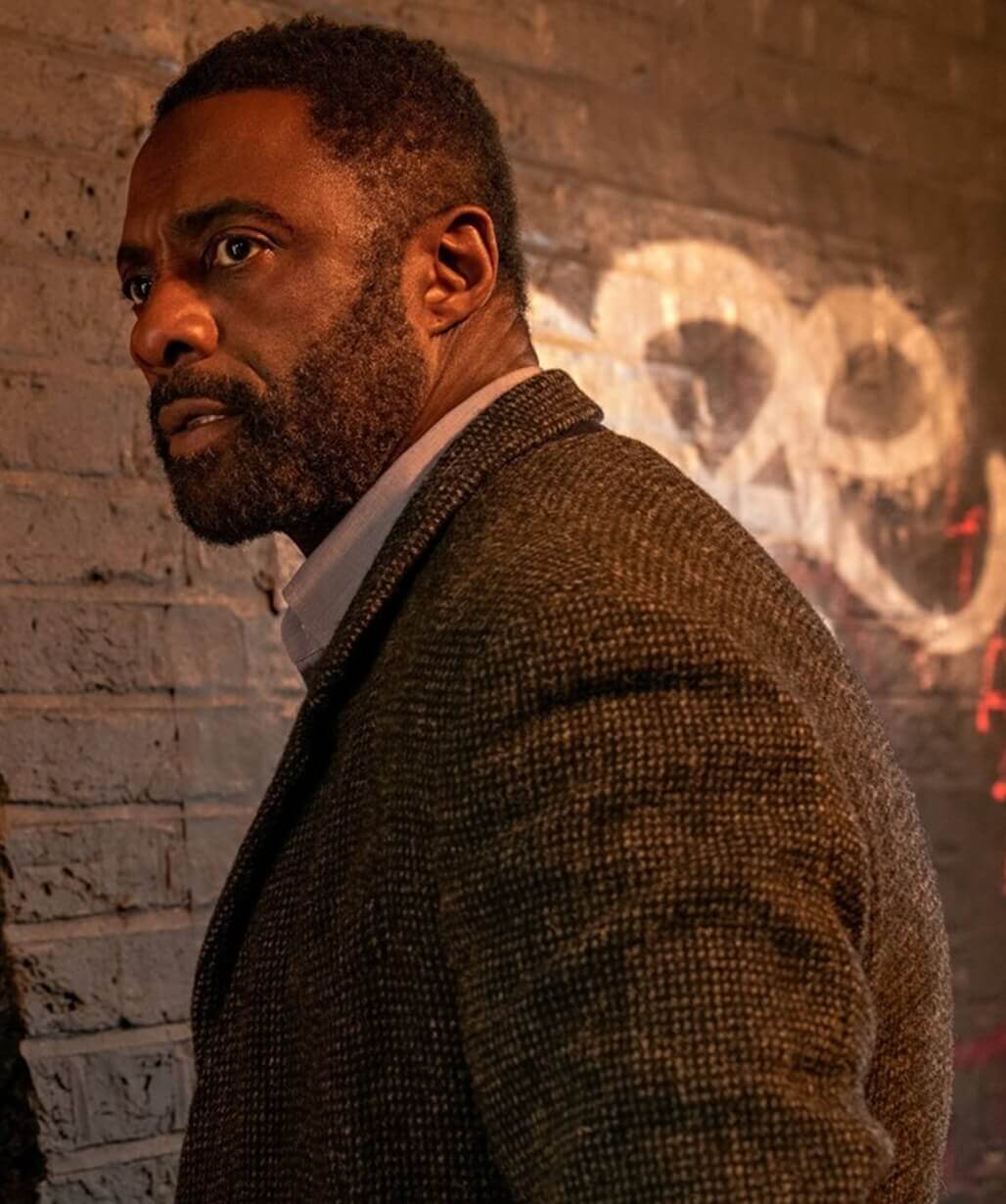 Luther: The Fallen Sun S01 Idris Elba Grey Trench Coat
