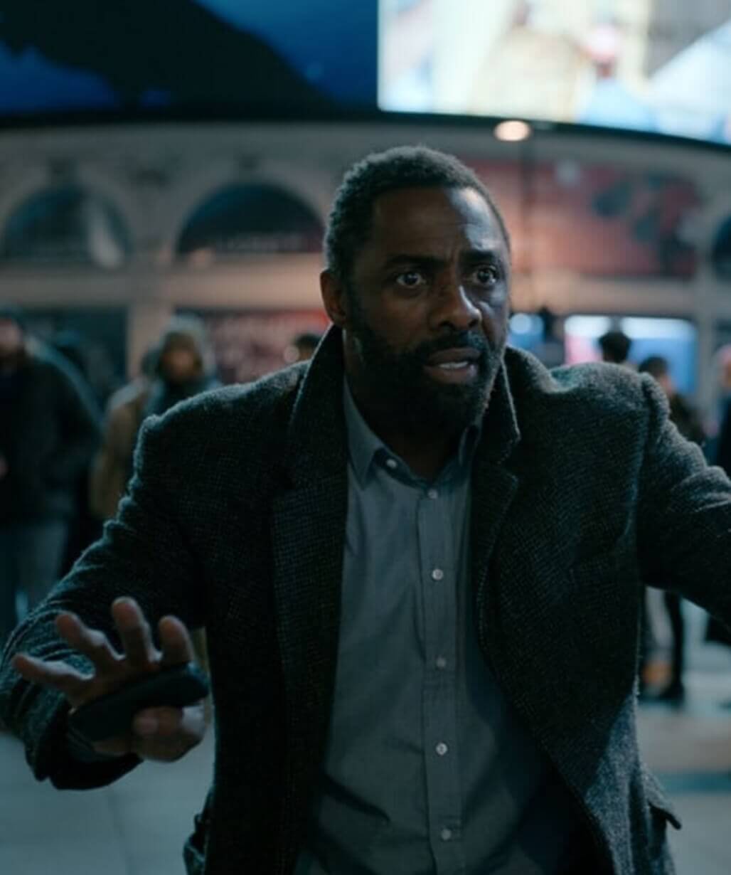 Luther: The Fallen Sun S01 Idris Elba Grey Trench Coat