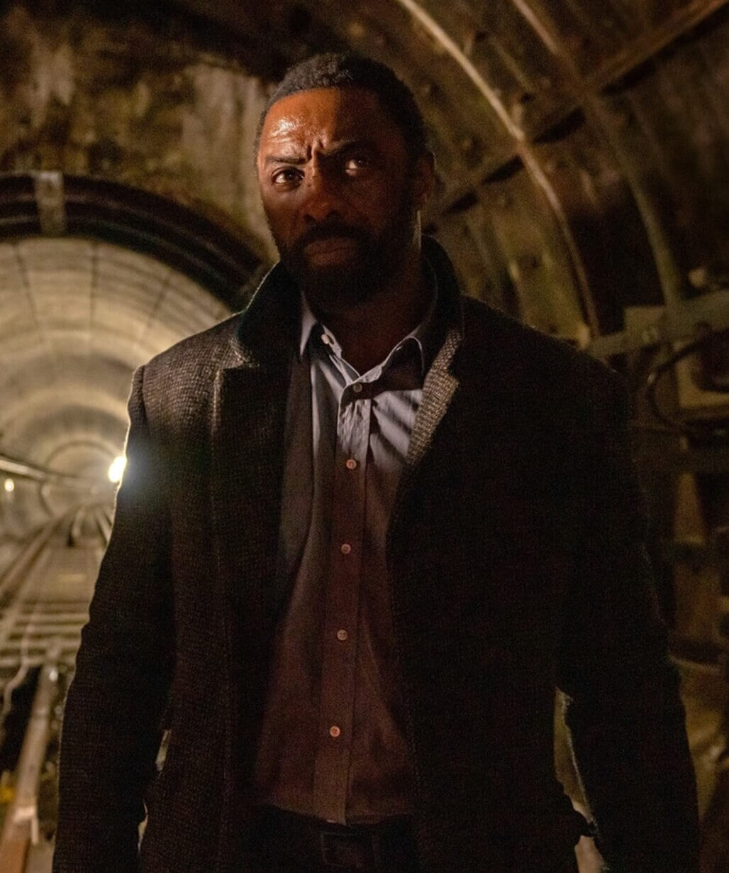 Luther: The Fallen Sun S01 Idris Elba Grey Trench Coat
