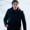 Maggie Bell FBI S08 Black Wool Peacoat