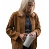 Marshals 2026 Ellyn Jameson Brown Suede Jacket