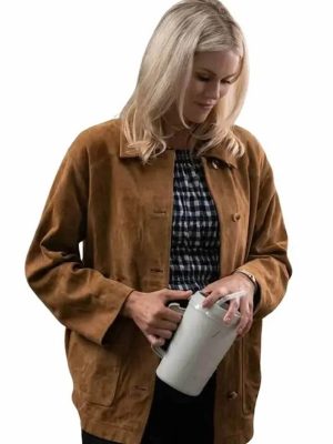 Marshals 2026 Ellyn Jameson Brown Suede Jacket