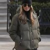 Melania Trump Green Puffer Jacket
