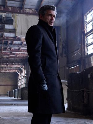 Memory of a Killer 2026 Angelo Doyle Black Wool Coat