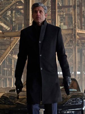 Memory of a Killer 2026 Angelo Doyle Black Wool Coat
