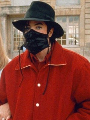 Michael Jackson 2000s Red Wool Jacket