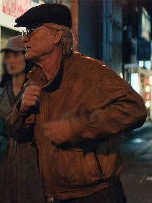 Monarch Legacy of Monsters S02 Kurt Russell Brown Leather Jacket