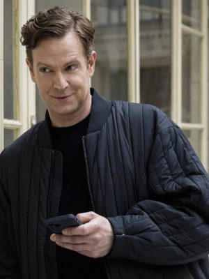 Nick Gehlfuss CIA 2026 Black Bomber Jacket