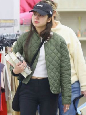 Olivia Rodrigo Green Quilted Jacket
