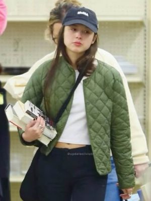 Olivia Rodrigo Green Quilted Jacket
