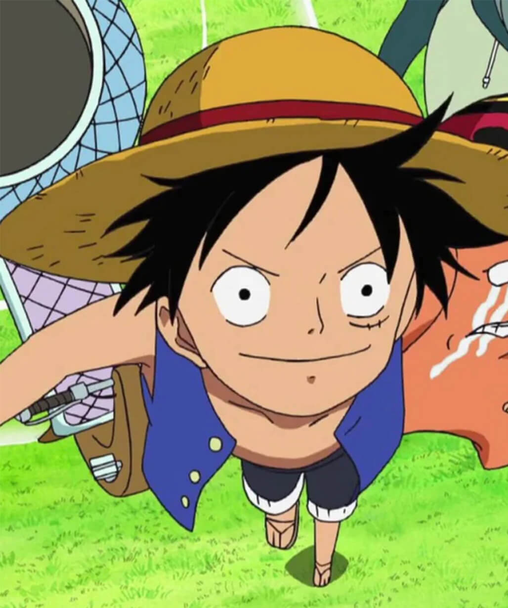 One Piece 1999 Monkey D. Luffy Blue Cotton Vest