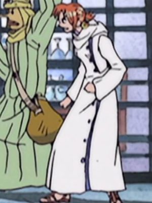 One Piece 1999 Nami White Cotton Coat
