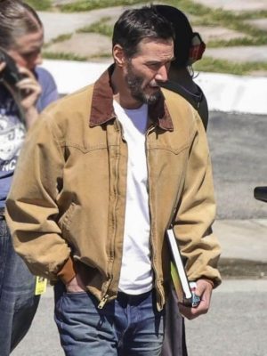 Outcome 2026 Keanu Reeves Brown Jacket