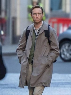 Panic Carefully 2027 Eddie Redmayne Grey Coat