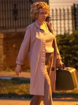 Paper Tiger 2026 Scarlett Johansson Beige Coat