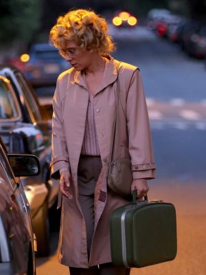 Paper Tiger 2026 Scarlett Johansson Beige Coat