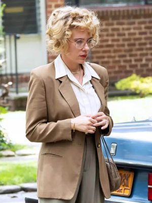 Paper Tiger 2026 Scarlett Johansson Brown Blazer