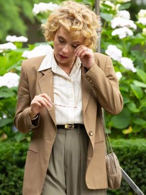 Paper Tiger 2026 Scarlett Johansson Brown Blazer