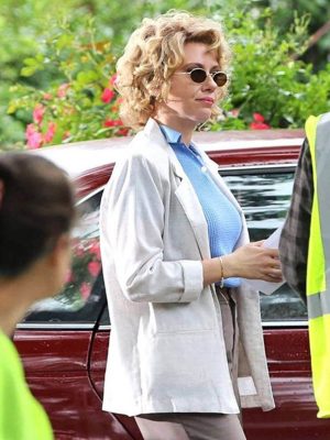 Paper Tiger 2026 Scarlett Johansson White Blazer