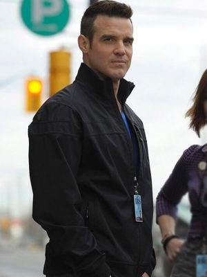 Pete Lattimer Warehouse 13 S02 Black Cotton Jacket