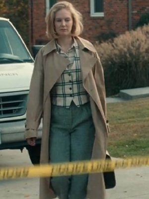 Rosy McEwen Scarpetta 2026 Beige Coat