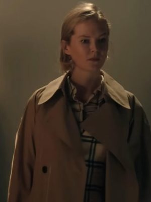 Rosy McEwen Scarpetta 2026 Beige Coat