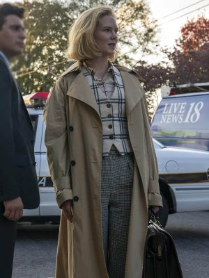 Rosy McEwen Scarpetta 2026 Beige Coat