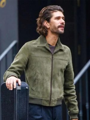 Sam Young Black Doves S01 Green Suede Jacket
