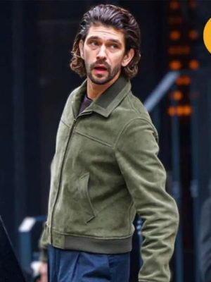Sam Young Black Doves S01 Green Suede Jacket