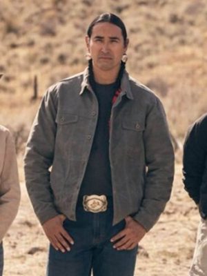 Tatanka Means Marshals 2026 Grey Suede Jacket