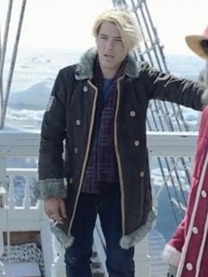 Taz Skylar One Piece S02 Sanji Brown Suede Coat