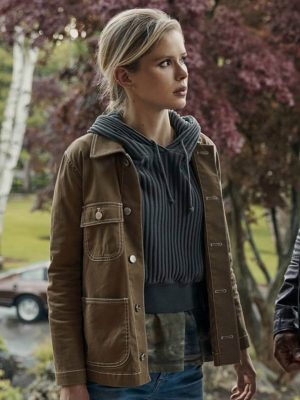 The Boys S03 Annie January Brown Cotton Jacket