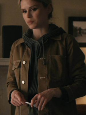 The Boys S03 Annie January Brown Cotton Jacket