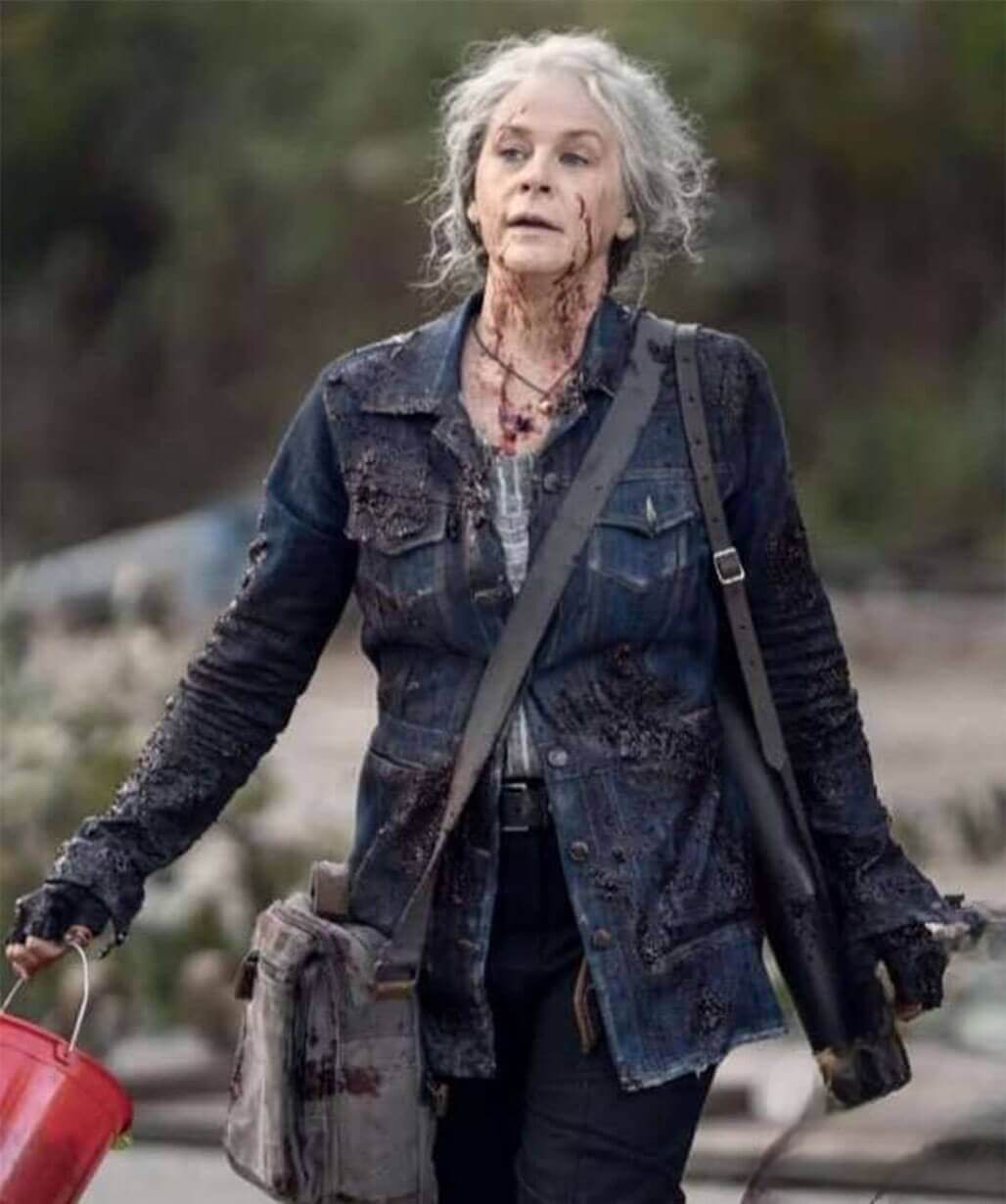 The Walking Dead S10 Carol Pelestier Blue Denim Jacket