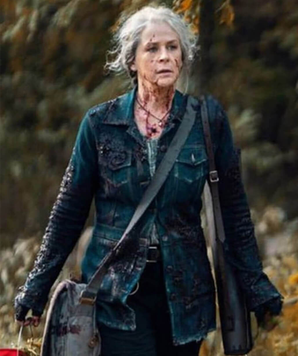 The Walking Dead S10 Carol Pelestier Blue Denim Jacket