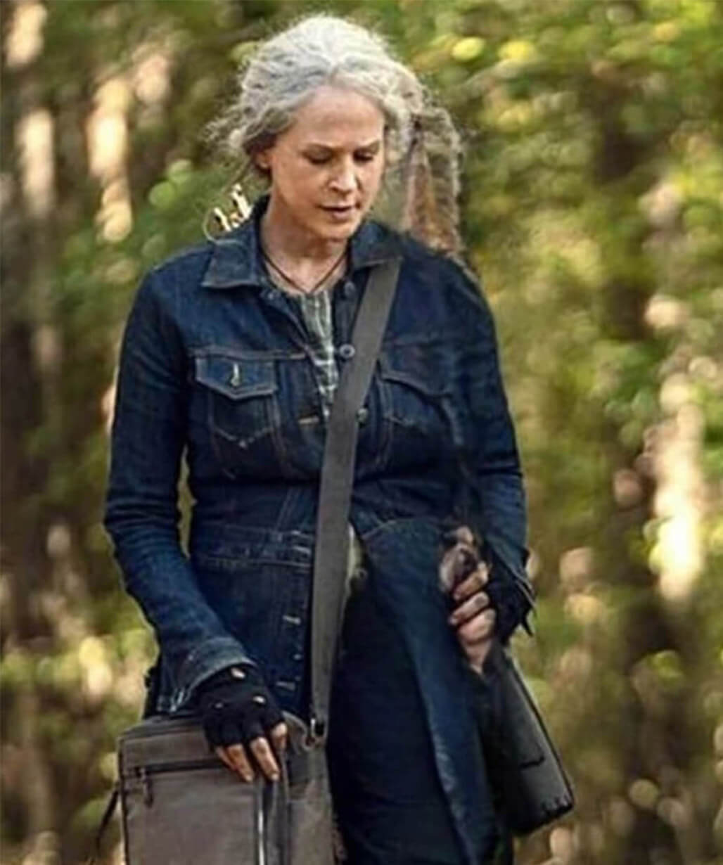 The Walking Dead S10 Carol Pelestier Blue Denim Jacket