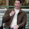 Tom Ellis CIA 2026 Colin Glass Brown Cotton Jacket