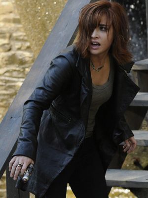 Warehouse 13 S04 Allison Scagliotti Leather Coat