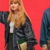 Angourie Rice Finding Emily 2026 Black Bomber Jacket