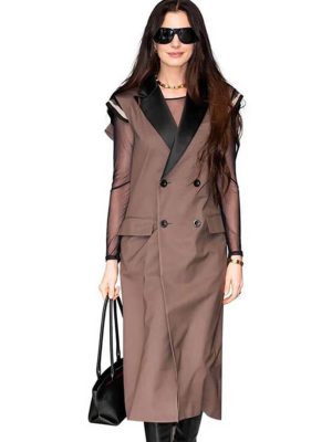 Anne Hathaway The Devil Wears Prada 2 Long Coat