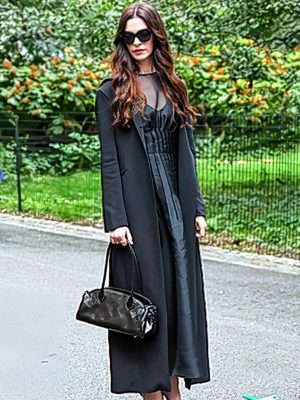 Anne Hathaway The Devil Wears Prada 2 Wool Coat