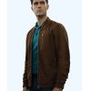 Berlin S02 Pedro Alonso Brown Bomber Jacket